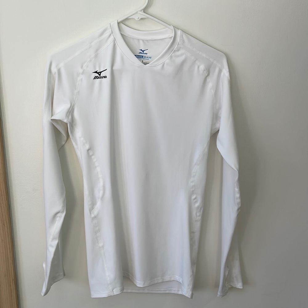 Mizuno United Long Sleeve Jersey White